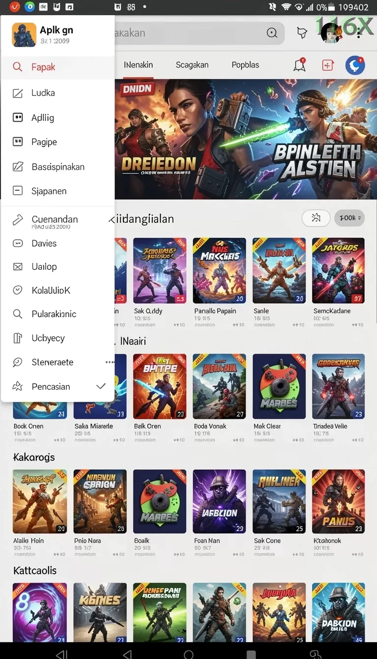 Cuplikan layar UNGUTOTO — aktivitas