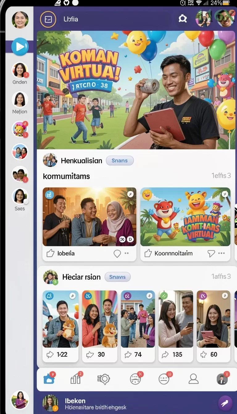 Cuplikan layar REJEKIGAMES — pengaturan akun