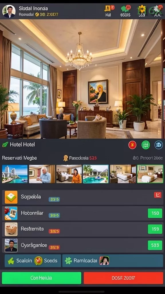 Cuplikan layar OKIDR — menu navigasi