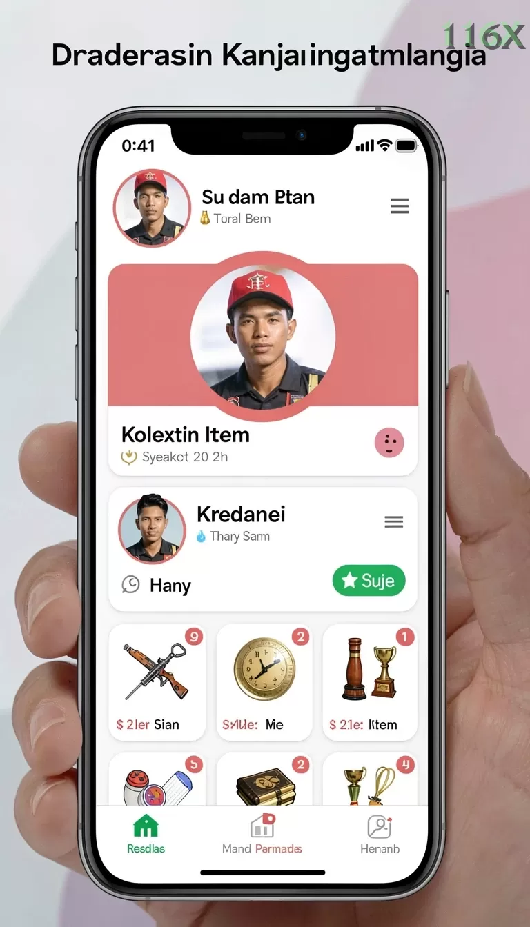Cuplikan layar UNGUTOTO — pengaturan akun
