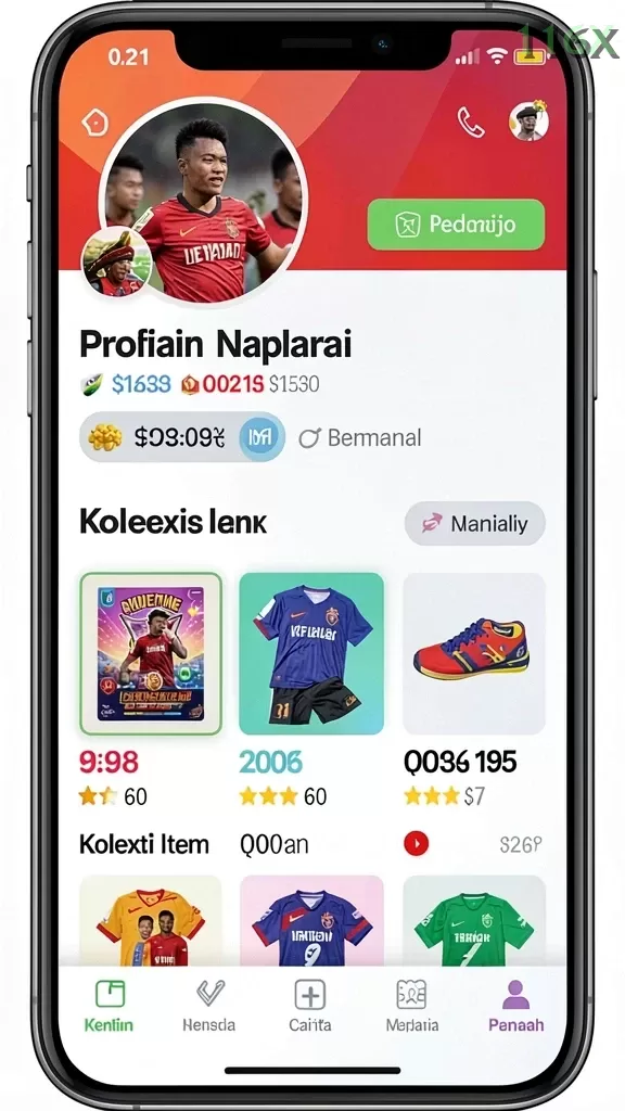 Cuplikan layar RPOK — menu navigasi